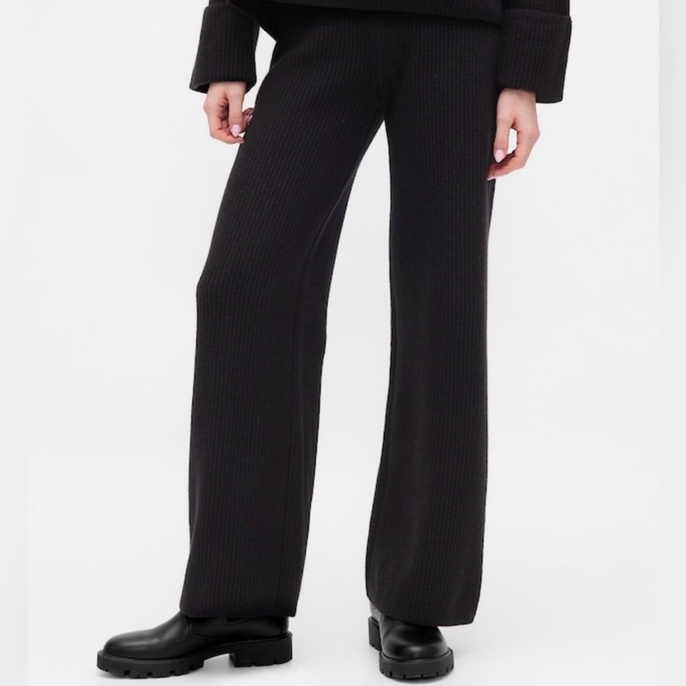 GAP CashSoft Shaker Stitch Sweater Pants
